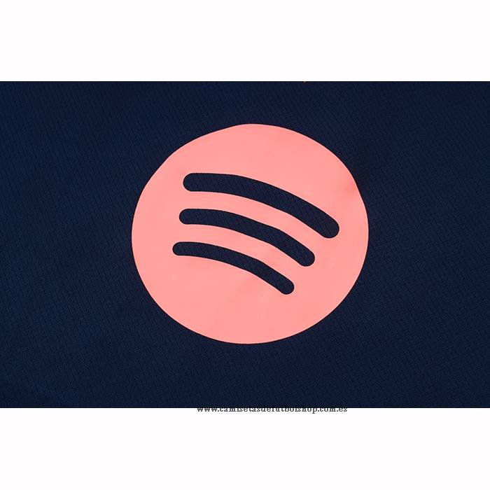 Chandal del Barcelona 25-26 Manga Corta Azul - Pantalon Corto Rosa